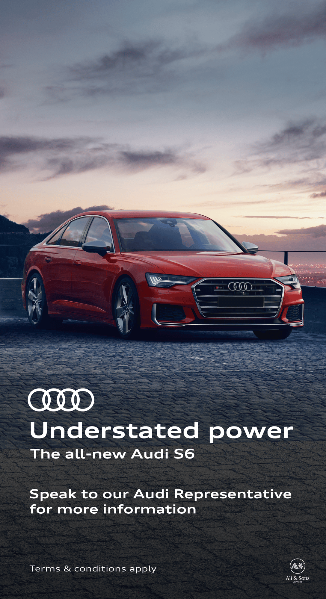 Display stand poster of Audi S6_S7-03